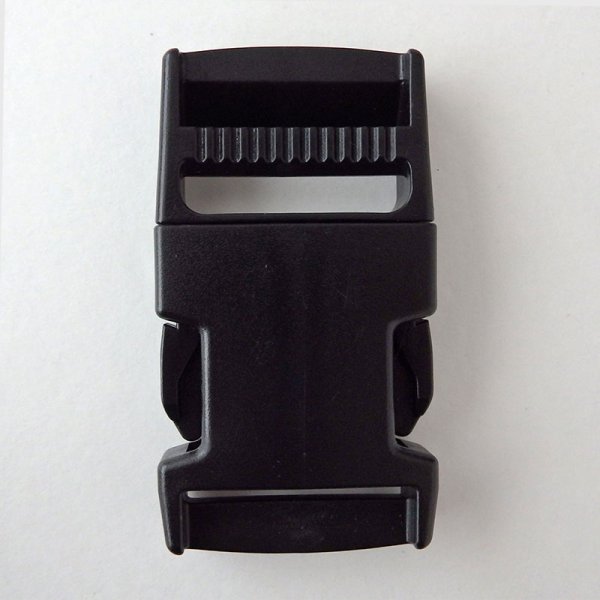 画像2: サイドリリースバックル （ブラック）2個セット (2)