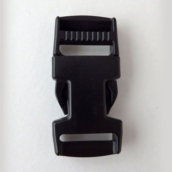 画像2: サイドリリースバックル （ブラック）2個セット (2)